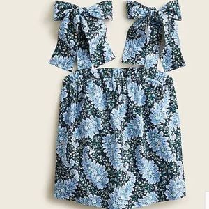 J.Crew Collection tie-shoulder tank in Ratti Pacific Paisley